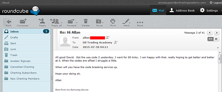 Allan's Review Oil Trading Academy