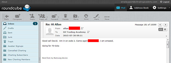 Allan's Review Oil Trading Academy