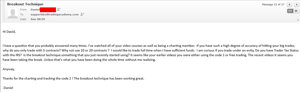 Daniel Review of Oil Trading Academy