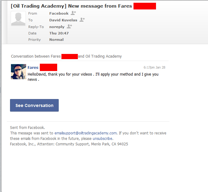 Fares Review Oil Trading Academy