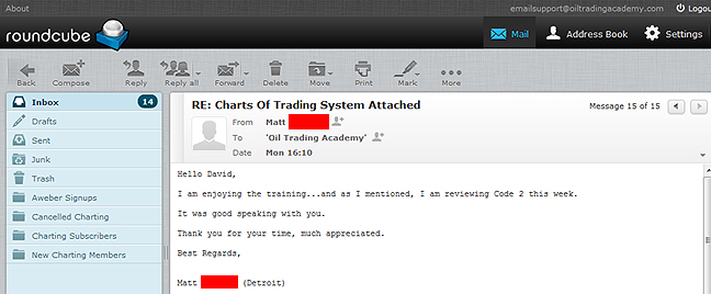 Matt's Review Oil Trading Academy