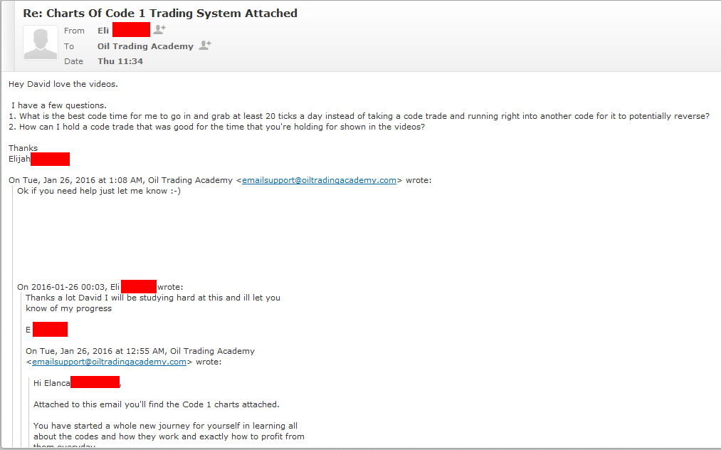 Elijah Review Oil Trading Academy